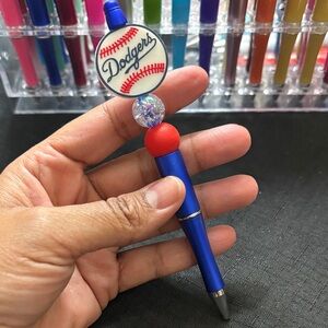Blue Dodgers Baseball Pen